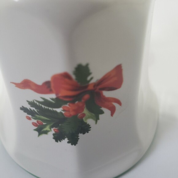 Pfaltzgraff Ornament Christmas Heritage Bell Hanging Porcelain Dated 1992 Vtg - Picture 3 of 7